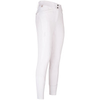 Calça de equitação HV Polo Fabre KneeGrip Branco Calça de equitação HV Polo Fabre KneeGrip Branco