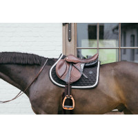 Almofada de sela Plaited Cord Jumping Kentucky Preto Almofada de sela Plaited Cord Jumping Kentucky Preto