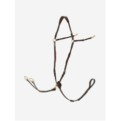 Peitoral com martingal LeMieux Havana Castanho
