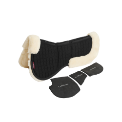 Amortecedor com calços LeMieux Merino + ProSorb 3 bolsos Amortecedor com calços LeMieux Merino + ProSorb 3 bolsos