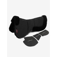 Amortecedor com calços LeMieux Merino + ProSorb 3 bolsos Preto / preto