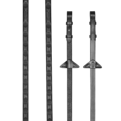 Rendas Magna Grip Rubber LeMieux Preto / prateado Rendas Magna Grip Rubber LeMieux Preto / prateado