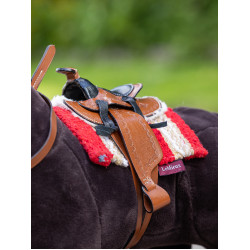 Selle Western tan pour jouet Toy Pony