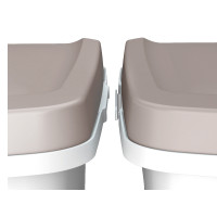 Recipiente para alimentos Petfood Kerbl Branco / castanho Recipiente para alimentos Petfood Kerbl Branco / castanho