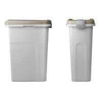 Recipiente para alimentos Petfood Kerbl Branco / castanho Recipiente para alimentos Petfood Kerbl Branco / castanho