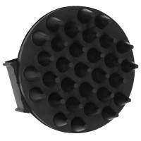 Raspadeira com pinos de borracha Kerbl Preto Raspadeira com pinos de borracha Kerbl Preto