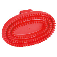 Rasqueadeira oval Kerbl Vermelho Rasqueadeira oval Kerbl Vermelho