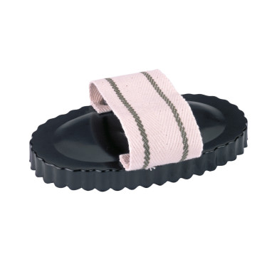 Rasquete oval zincada preta Kerbl
