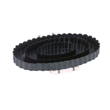 Rasquete oval zincada preta Kerbl Rasquete oval zincada preta Kerbl