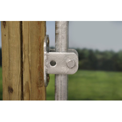 Fixation murale / au sol pour panneaux de pré Kerbl Fixation murale / au sol pour panneaux de pré Kerbl