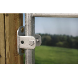 Fixation murale / au sol pour panneaux de pré Kerbl Fixation murale / au sol pour panneaux de pré Kerbl