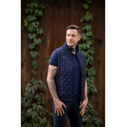 Colete bimatéria masculino Covalliero Marinho Azul-marinho