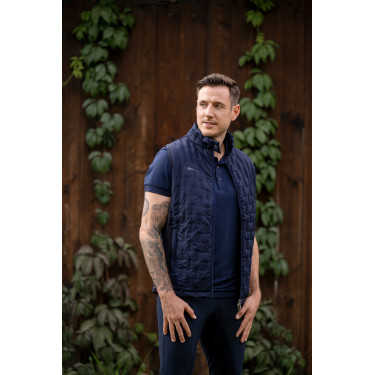 Colete bimatéria masculino Covalliero Marinho Azul-marinho