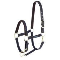Cabeçada para cavalo Royal Covalliero Marrom / azul claro Castanho