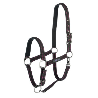 Cabeçada para cavalo Royal Covalliero Preto / fúcsia