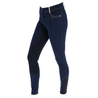 Calça de equitação Basic Plus LS feminina Covalliero Azul