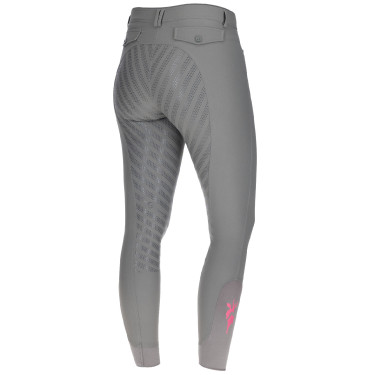 Calça Janne x PinkRibbon grip integral feminino Covalliero Calça Janne x PinkRibbon grip integral feminino Covalliero