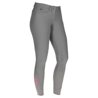 Calça Janne x PinkRibbon grip integral feminino Covalliero Calça Janne x PinkRibbon grip integral feminino Covalliero