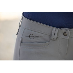 Calça Janne x PinkRibbon grip integral feminino Covalliero Grafite Cinzento Calça Janne x PinkRibbon grip integral feminino Covalliero Grafite Cinzento