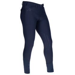 Calça Techno II com grip nos joelhos para homem Covalliero Azul escuro Calça Techno II com grip nos joelhos para homem Covalliero Azul escuro