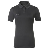 Polo feminino de manga curta Covalliero Grafite Cinzento Polo feminino de manga curta Covalliero Grafite Cinzento