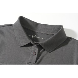 Polo feminino de manga curta Covalliero Grafite Cinzento Polo feminino de manga curta Covalliero Grafite Cinzento