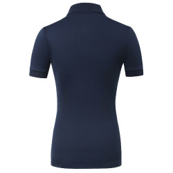 Polo feminino de manga curta Covalliero Marinho Azul-marinho Polo feminino de manga curta Covalliero Marinho Azul-marinho