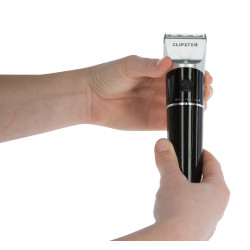 Cortador a bateria DeloX Clipster Preto Cortador a bateria DeloX Clipster Preto