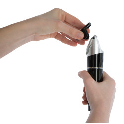 Cortador a bateria DeloX Clipster Preto Cortador a bateria DeloX Clipster Preto