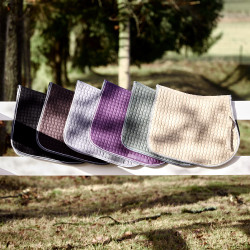 Tapis de selle mixte Adepto Horze Rose aube Tapis de selle mixte Adepto Horze Rose aube