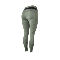 Legging de equitação B Vertigo Caitlin de cintura alta e culote completo feminino Verde escaravelho