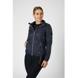 Casaco acolchoado leve Horze Elena feminino Azul-marinho escuro Casaco acolchoado leve Horze Elena feminino Azul-marinho escuro