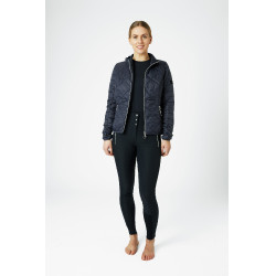 Casaco acolchoado leve Horze Elena feminino Azul-marinho escuro Casaco acolchoado leve Horze Elena feminino Azul-marinho escuro