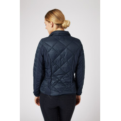 Casaco acolchoado leve Horze Elena feminino Azul-marinho escuro Casaco acolchoado leve Horze Elena feminino Azul-marinho escuro