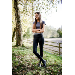 Legging de equitação feminino Equona Covalliero Preto Legging de equitação feminino Equona Covalliero Preto