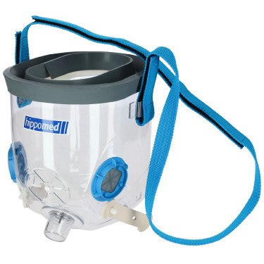 Máscara de inalação AirOne Flex com acessórios Hippomed