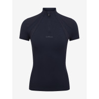 Camiseta térmica de malha com mangas curtas LeMieux Mia Marinho Azul-marinho