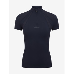 Camiseta térmica de malha com mangas curtas LeMieux Mia Marinho Azul-marinho