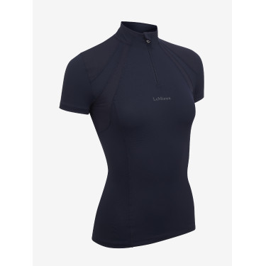 Camiseta térmica de malha com mangas curtas LeMieux Mia Marinho Azul-marinho