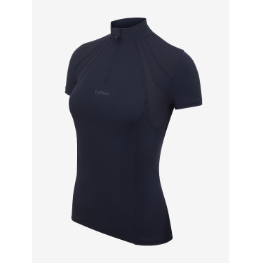Camiseta térmica de malha com mangas curtas LeMieux Mia Marinho Azul-marinho