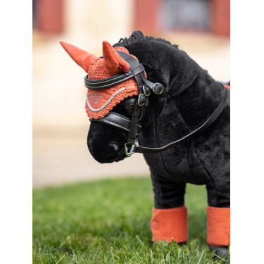 Touca anti-moscas para brinquedo Mini Pônei LeMieux Damásco Touca anti-moscas para brinquedo Mini Pônei LeMieux Damásco