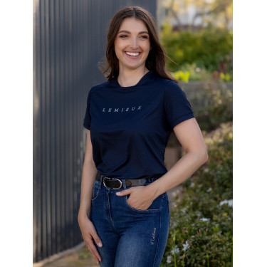 Camiseta esportiva LeMieux Marinho Azul-marinho