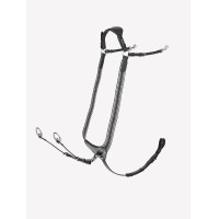 Peitoral elástico Arika LeMieux Preto / prata Peitoral elástico Arika LeMieux Preto / prata