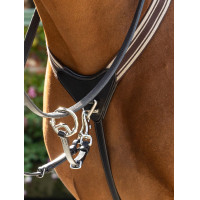 Peitoral elástico Arika LeMieux Preto / prata