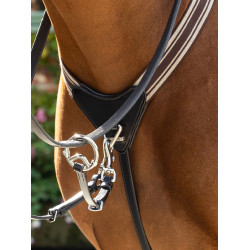 Peitoral elástico Arika LeMieux Preto / prata