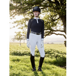 Camisa de competição LeMieux Camille de mangas compridas Marinho modelo antigo Azul-marinho Camisa de competição LeMieux Camille de mangas compridas Marinho modelo antigo Azul-marinho