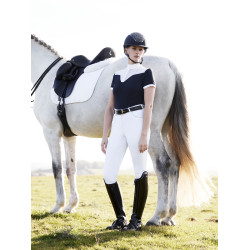 Polo de competição Emily LeMieux de mangas curtas Marinho modelo antigo Azul-marinho Polo de competição Emily LeMieux de mangas curtas Marinho modelo antigo Azul-marinho