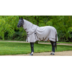 Capa de exterior LeMieux Kudos Polialgodão Pedra Cinzento
