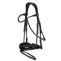 Bridão LeMieux Kudos Patent dressage Preto Bridão LeMieux Kudos Patent dressage Preto