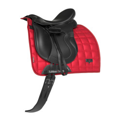 Almofada de sela LeMieux Loire Dressage Square Chilli Vermelho